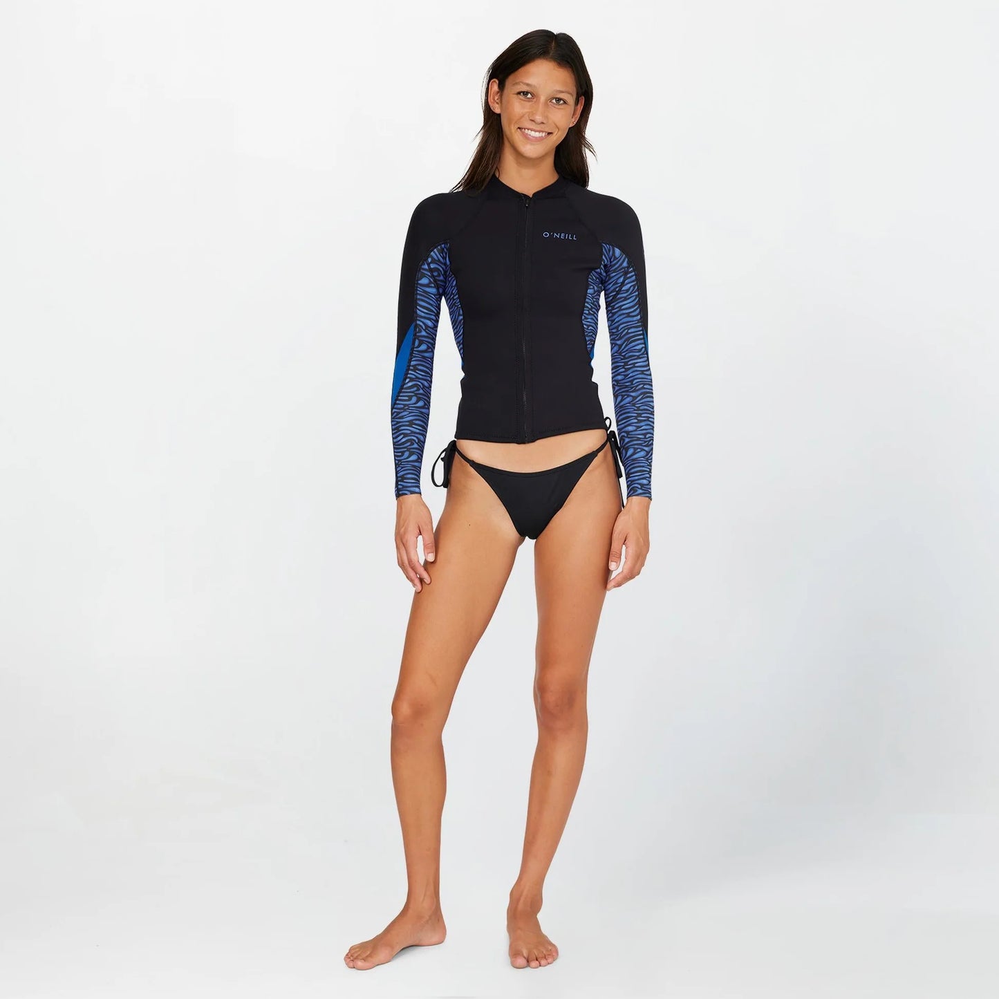 O'NEILL - Women's Bahia Full Zip 1.5mm Wetsuit Jacket - Jungle Surf