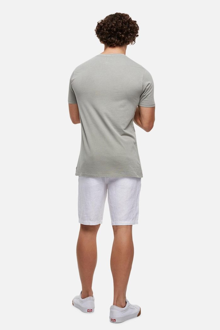 INDUSTRIE -  Basic Classic Crew Tee - LIGHT SAGE