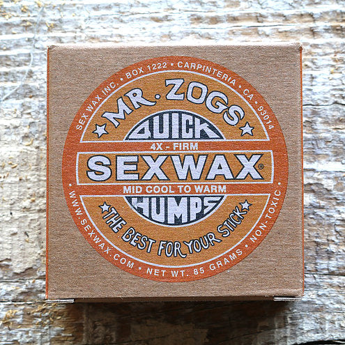 MR ZOGS - Sexwax Quick Humps Surf Wax - ECO BOX