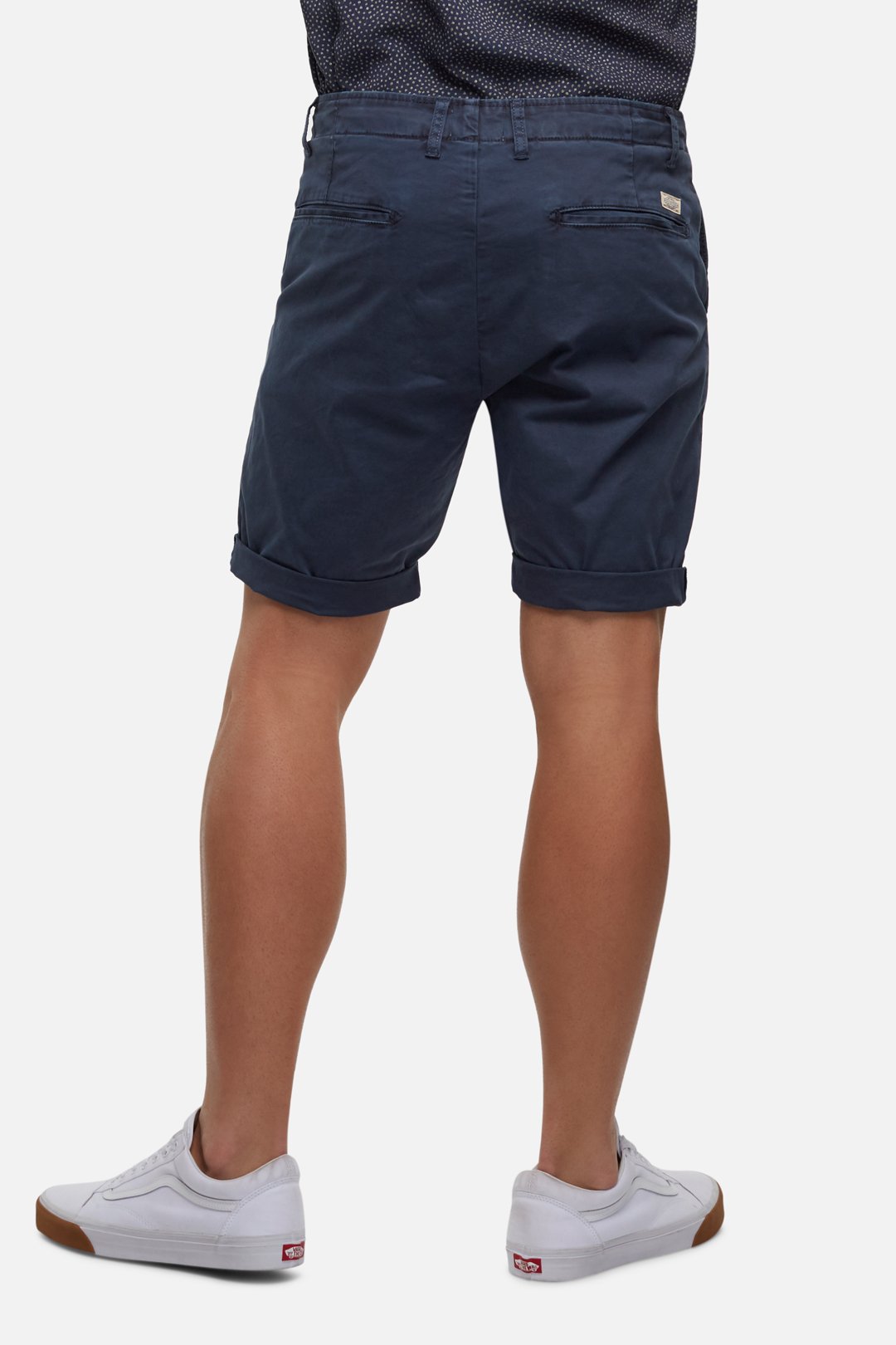 INDUSTRIE - The Washed Rinse Short - MID INDIGO