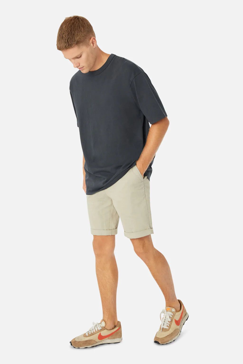 INDUSTRIE - THE RINSE DRIFTER SHORT - OD STONE