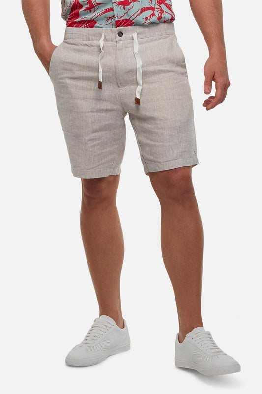 INDUSTRIE - The Baller Linen Short - WHEAT