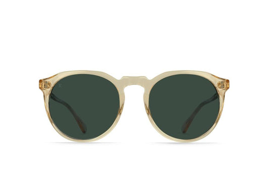 RAEN - Remmy Polarized Sunglasses - CHAMPAGNE CRYSTAL / GREEN