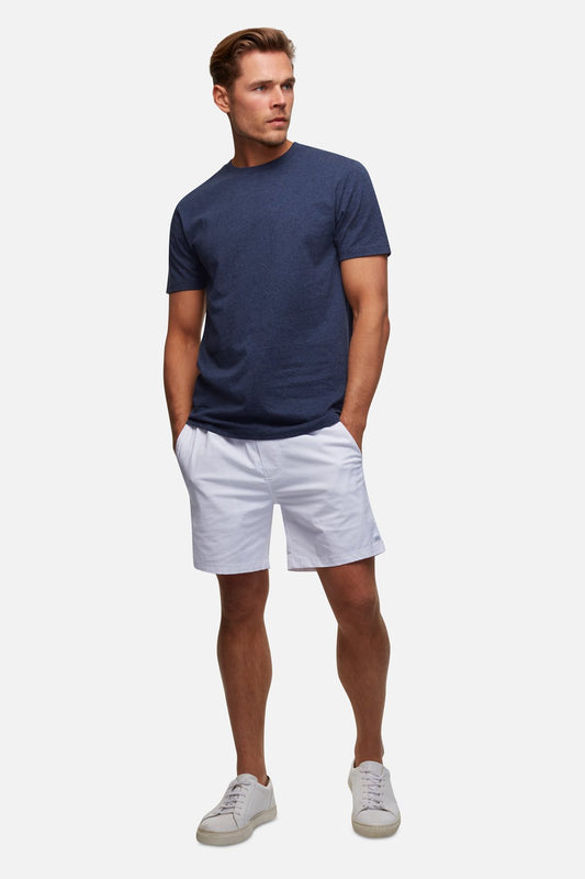 INDUSTRIE -  The Basic Classic Crew Tee - NAVY MARLE