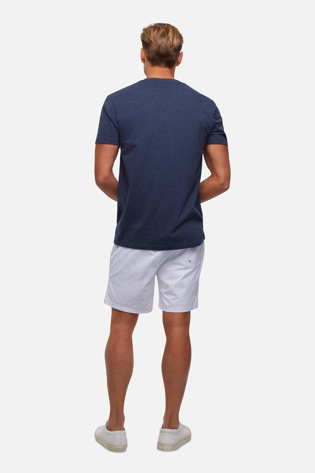 INDUSTRIE -  The Basic Classic Crew Tee - NAVY MARLE