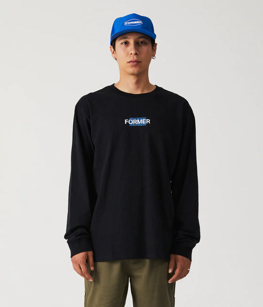 FORMER - COMPLEXION L/S T-SHIRT - BLACK