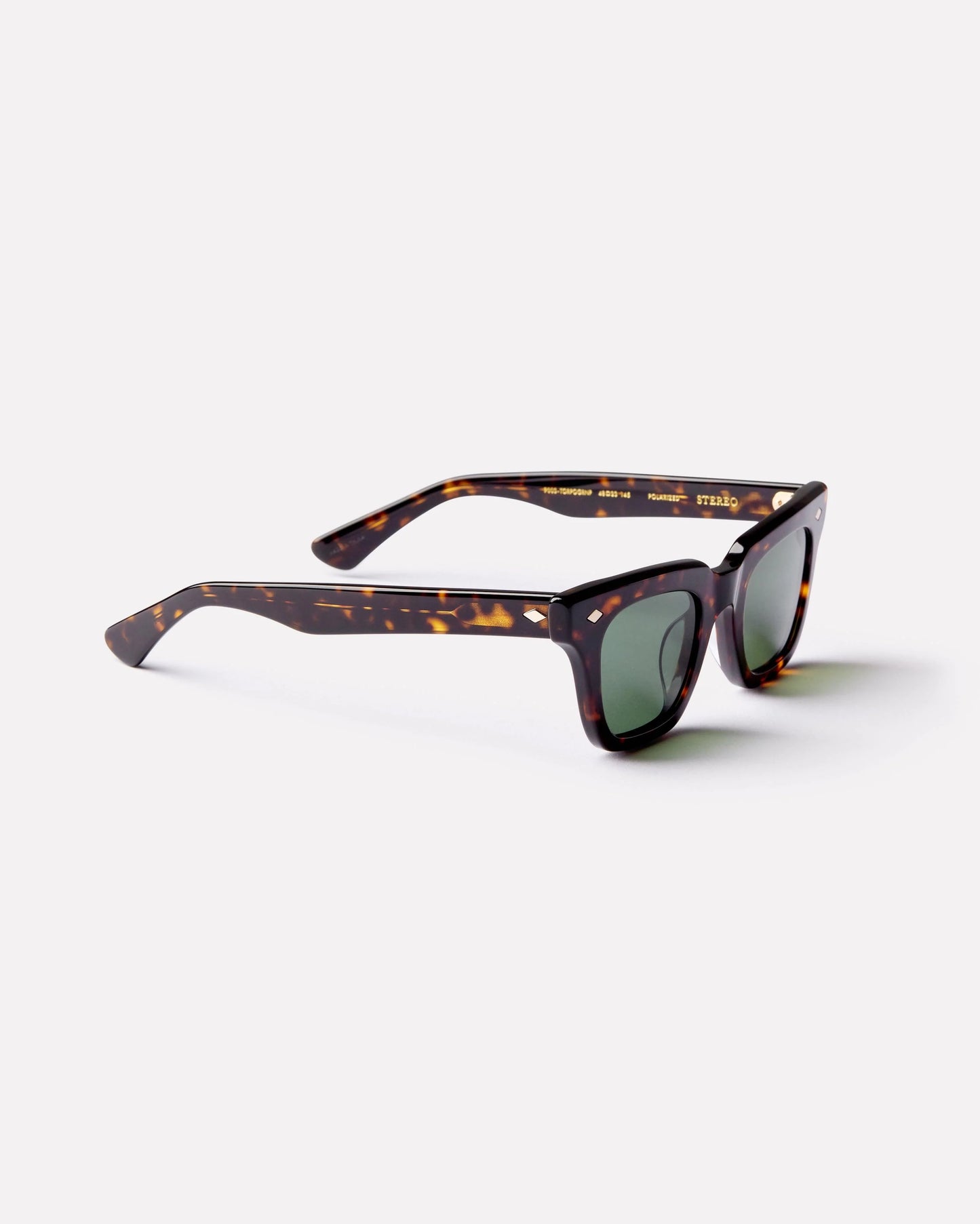 EPOKHE EYEWEAR - Stereo Tortoise Polished / Green Polarized
