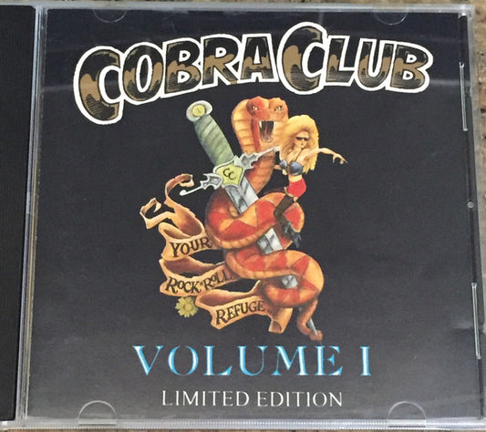 COBRA CLUB Volume 1 Limited Edition CD Very Rare #0073