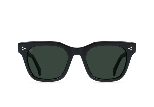 RAEN - Huxton - CRYSTAL BLACK / GREEN POLARIZED