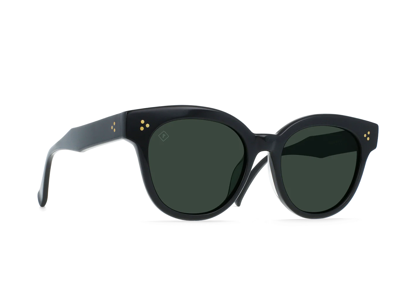 RAEN EYEWEAR - Nikol - CRYSTAL BLACK / GREEN POLARIZED