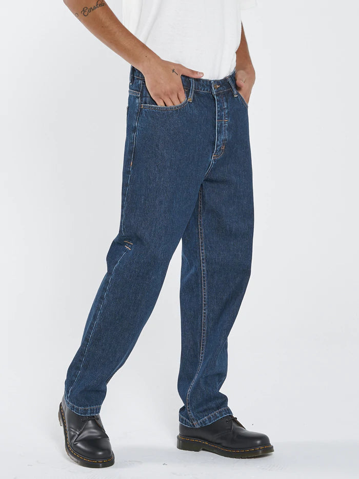 THRILLS - SLACKER DENIM JEAN - DARK RINSE BLUE