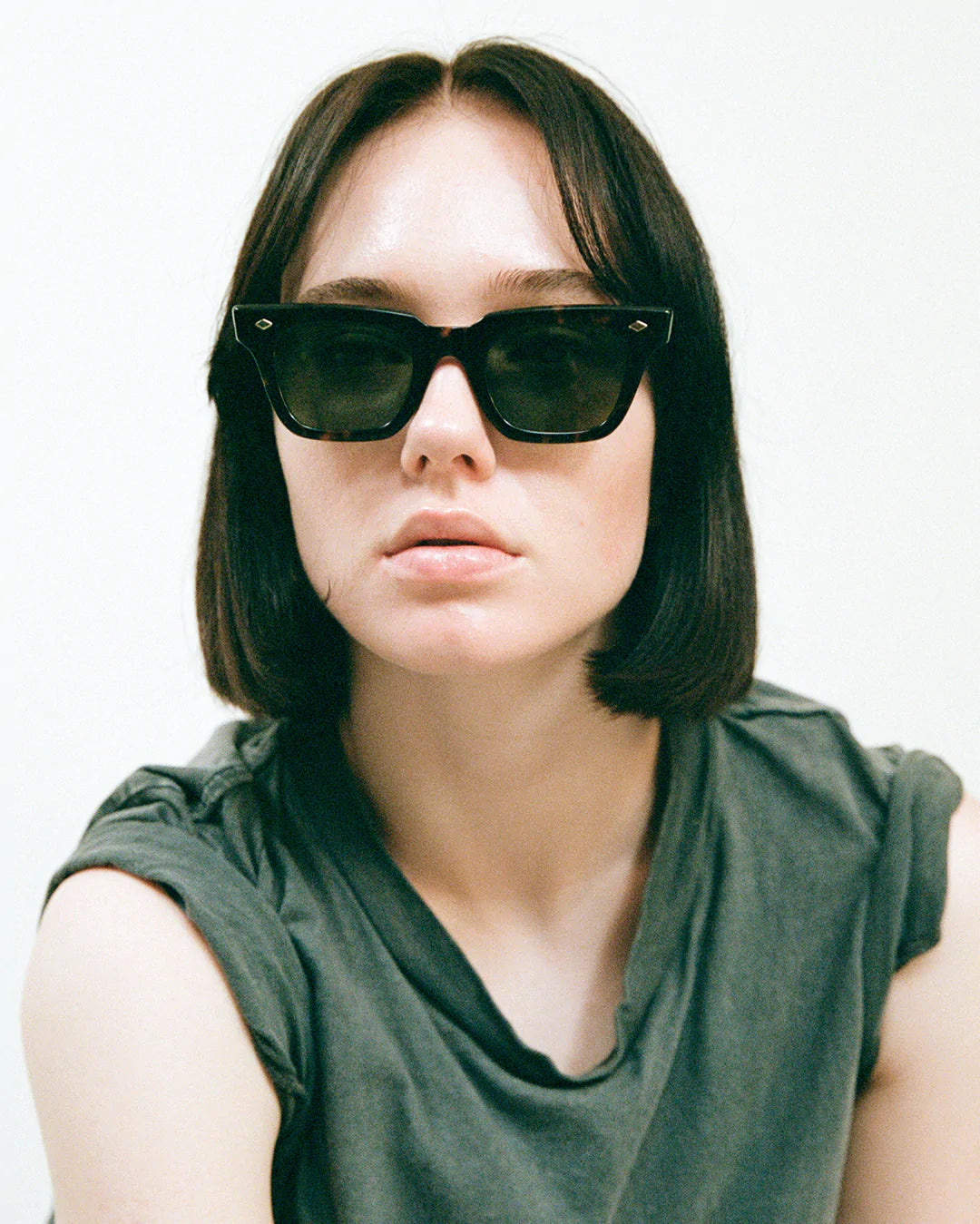 EPOKHE EYEWEAR - Stereo Tortoise Polished / Green Polarized