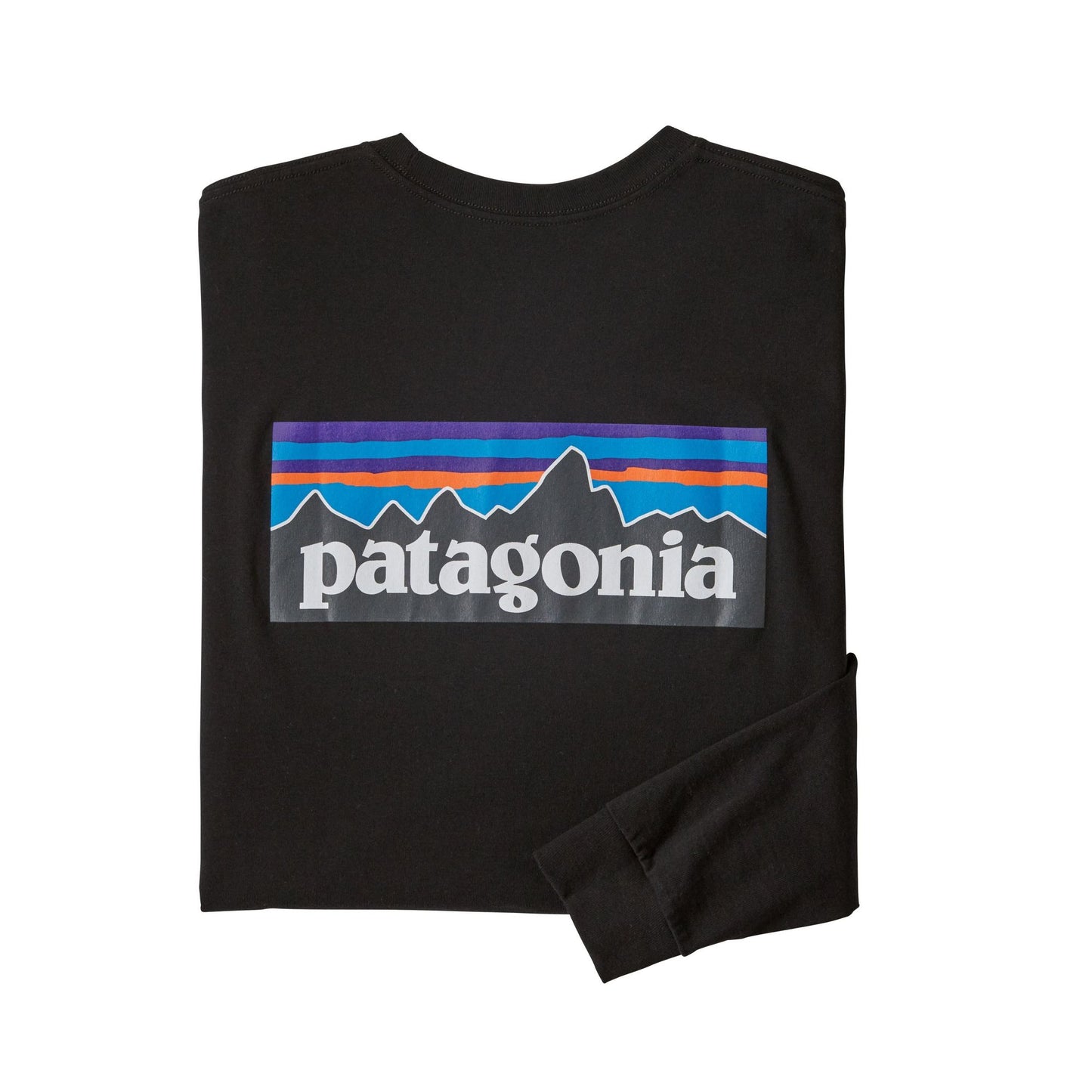 PATAGONIA - Men's L/S P-6 Logo Responsibili Tee - Black (BLK)