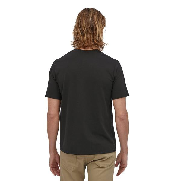 PATAGONIA - Men's P-6 Label Pocket Responsibili Tee - BLACK