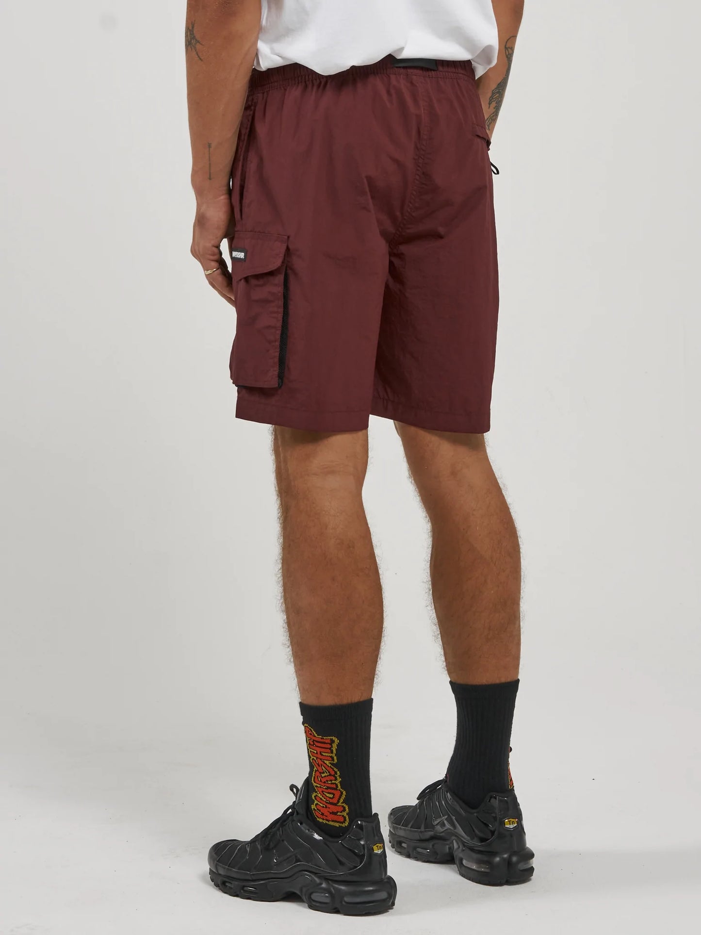WORSHIP - Insanity Nylon Short - MAROON