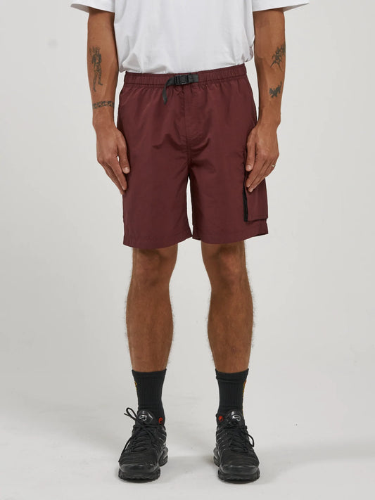 WORSHIP - Insanity Nylon Short - MAROON