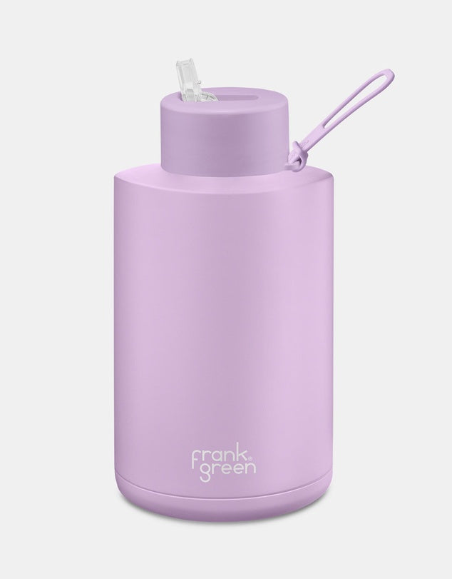 FRANK GREEN - Ceramic Reusable Bottle with Straw Lid - Extra Large 68oz / 2,000ml