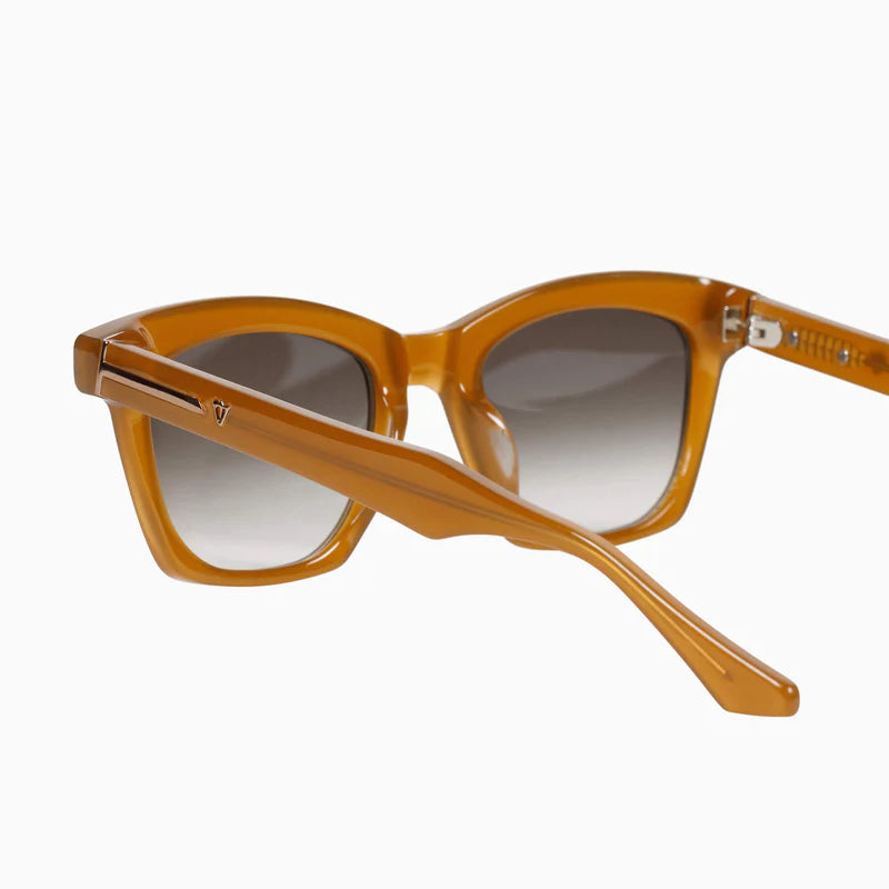 VALLEY EYEWEAR - HUTCH -Burnt Toffee w. Gold Metal Trim / Black Gradient Lens