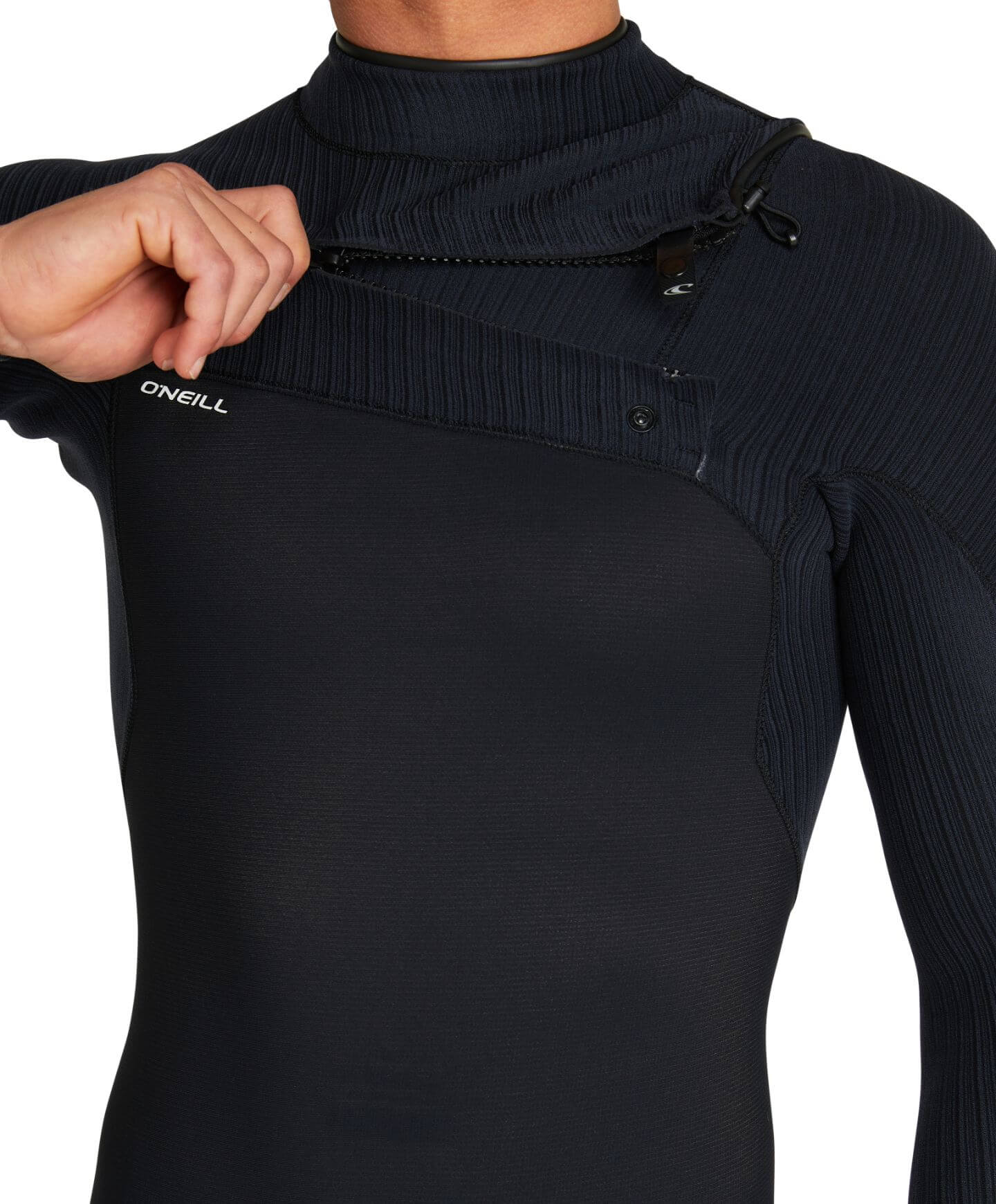 O'NEILL Hyperfreak 2/2mm Steamer Chest Zip Wetsuit - Black