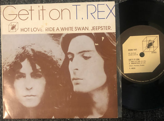T REX Get It On Marc Bolan Aussie EP 1973