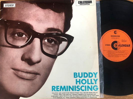 BUDDY HOLLY REMINISCING LP Rare Oz Calender Ex