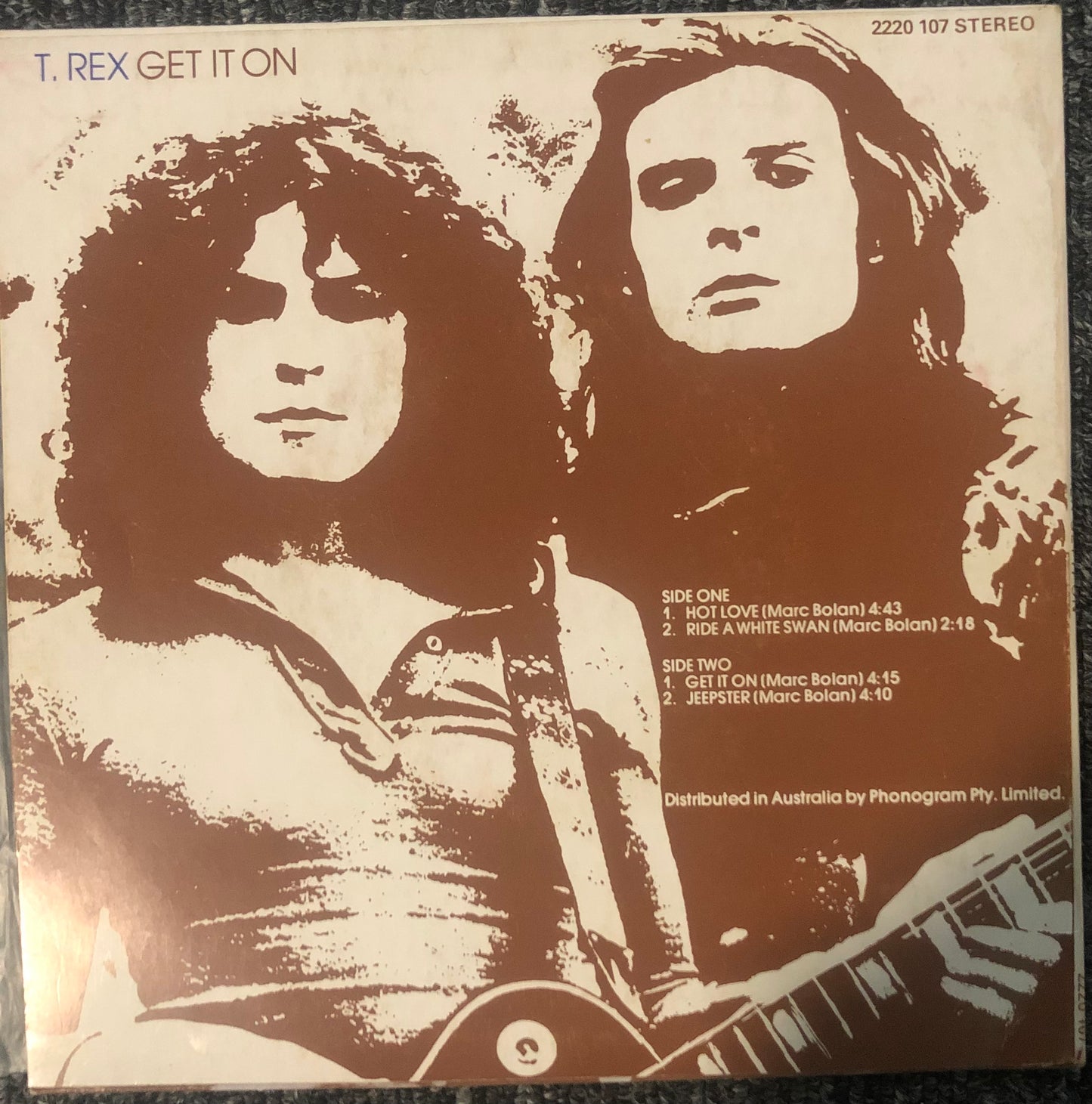 T REX Get It On Marc Bolan Aussie EP 1973