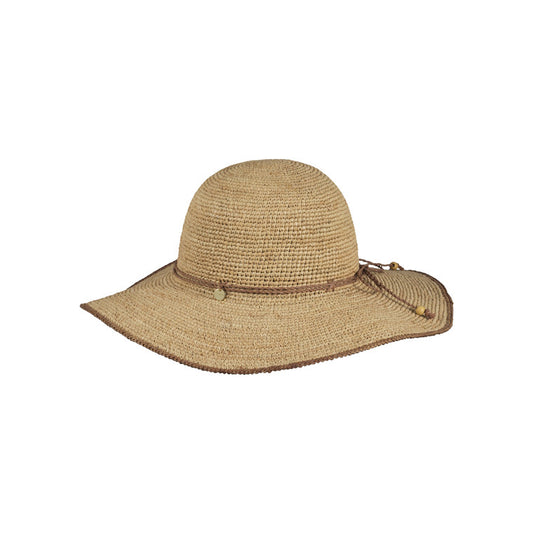 KOORINGAL - Ladies Kelis Raffia Wide Brim Hat - TEA
