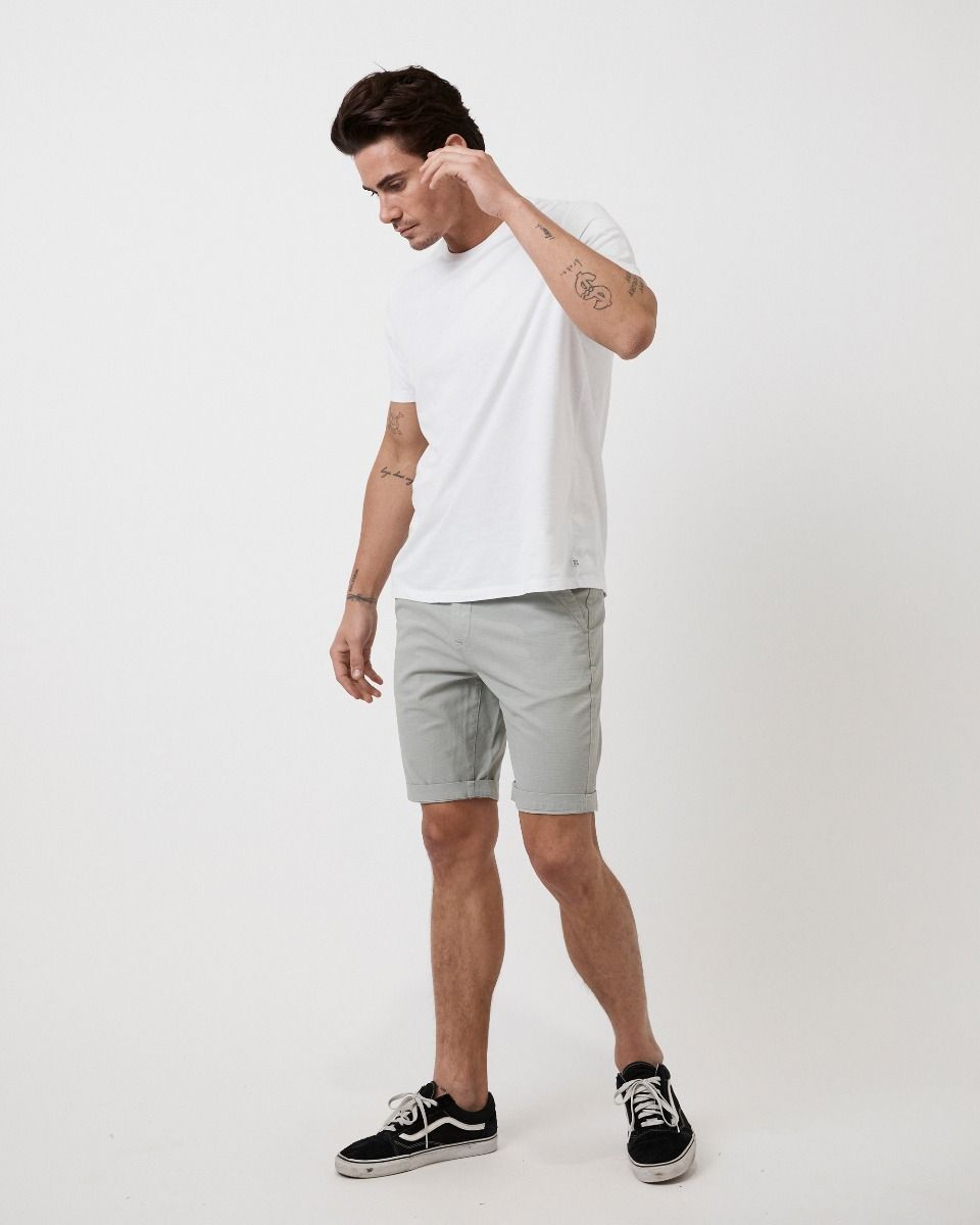 INDUSTRIE -  New Basic Crew Tee - WHITE