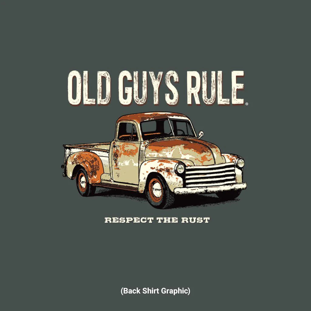OLD GUYS RULE - Rusty Truck - Sports Grey