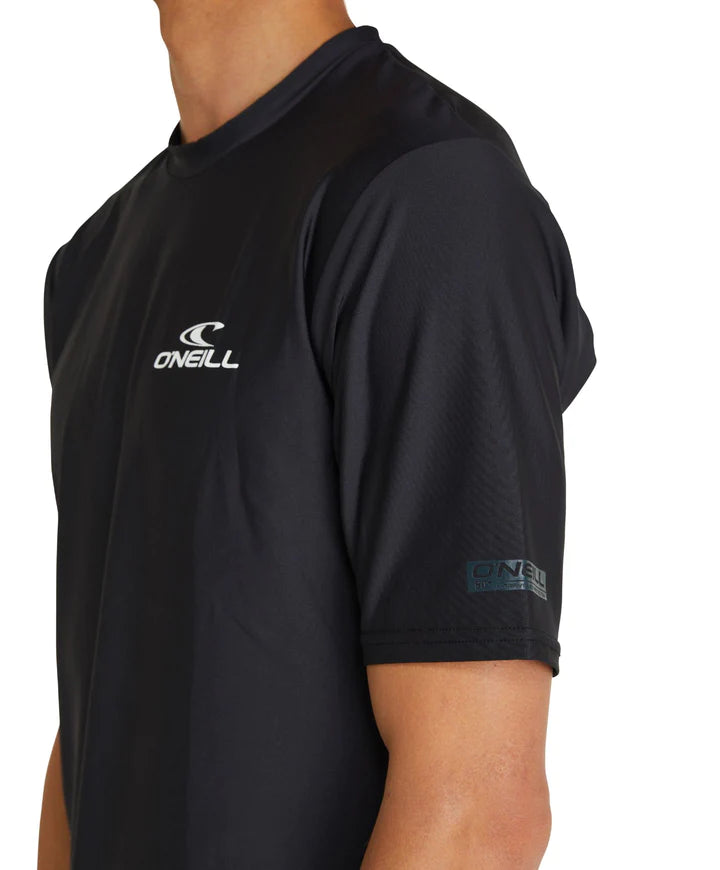 O'NEILL  - Reactor UV Short Sleeve Rash Vest - Black
