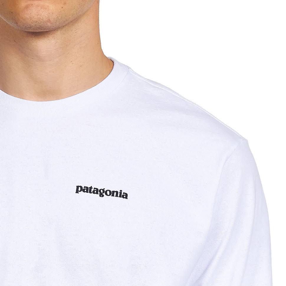 PATAGONIA - L/S P-6 Logo Responsibili Tee - White