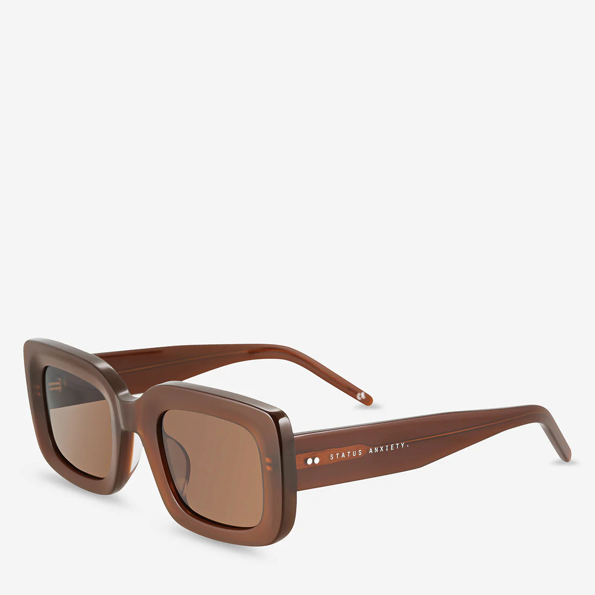 STATUS ANXIETY - Sunglasses Unyielding - Brown