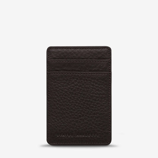 STATUS ANXIETY - Flip Wallet - CHOCOLATE