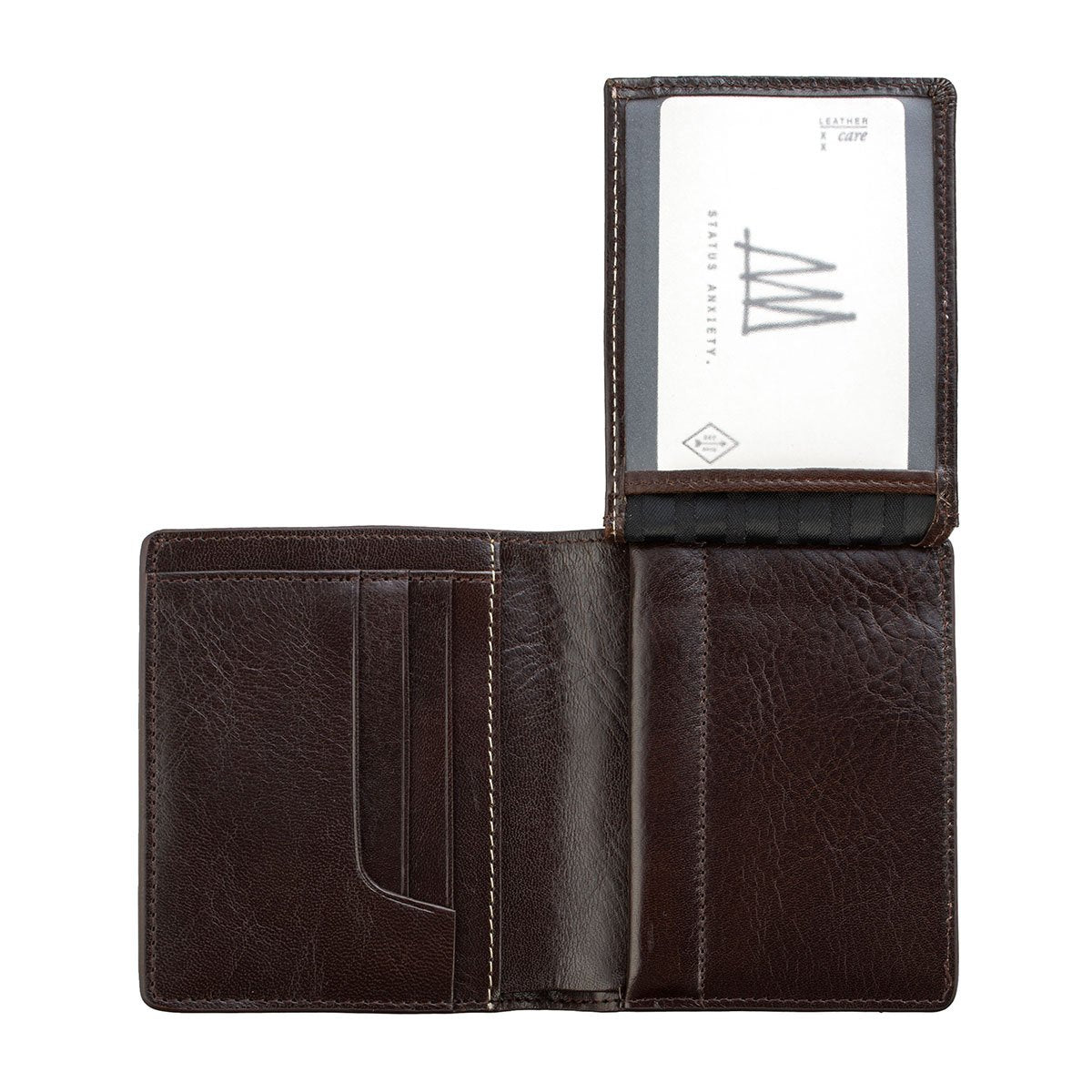 STATUS ANXIETY - Nathaniel Wallet - CHOCOLATE