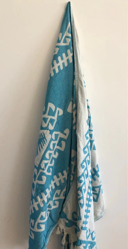SALTY SHADOWS - Turkish Towels - AZTEC