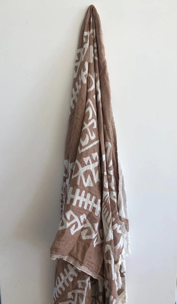 SALTY SHADOWS - Turkish Towels - AZTEC