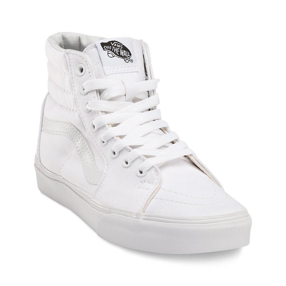 VANS - SK8 - Hi Shoes - TRUE WHITE