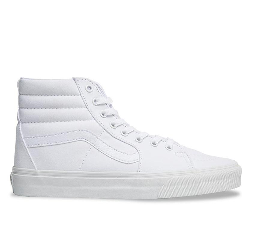 VANS - SK8 - Hi Shoes - TRUE WHITE