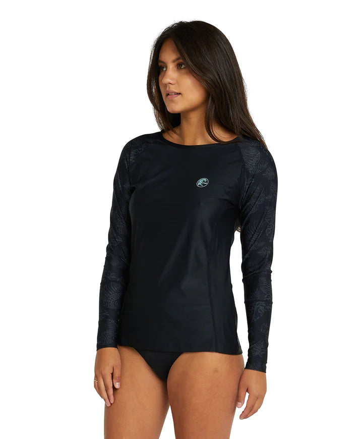 O'NEILL - Salina LS Surf Tee Rashie - Black Night Jungle